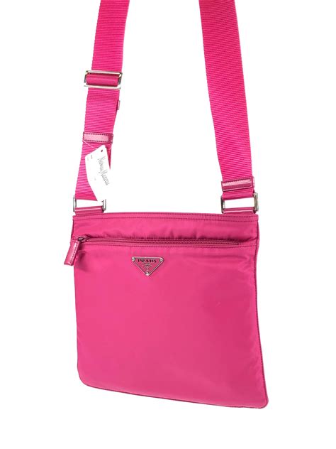 pink prada purses|Prada pink nylon bag.